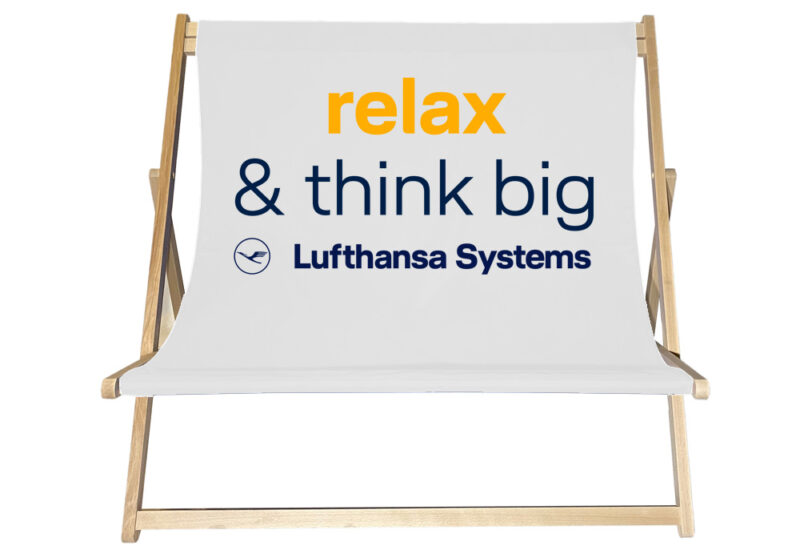 Doppel Liegestuhl "FOFFTEIN" mit Deinem Wunschmotiv / Logo / Foto