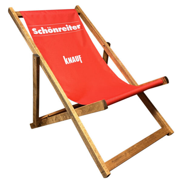 Liegestuhl Tallymann mit individuellem Druck