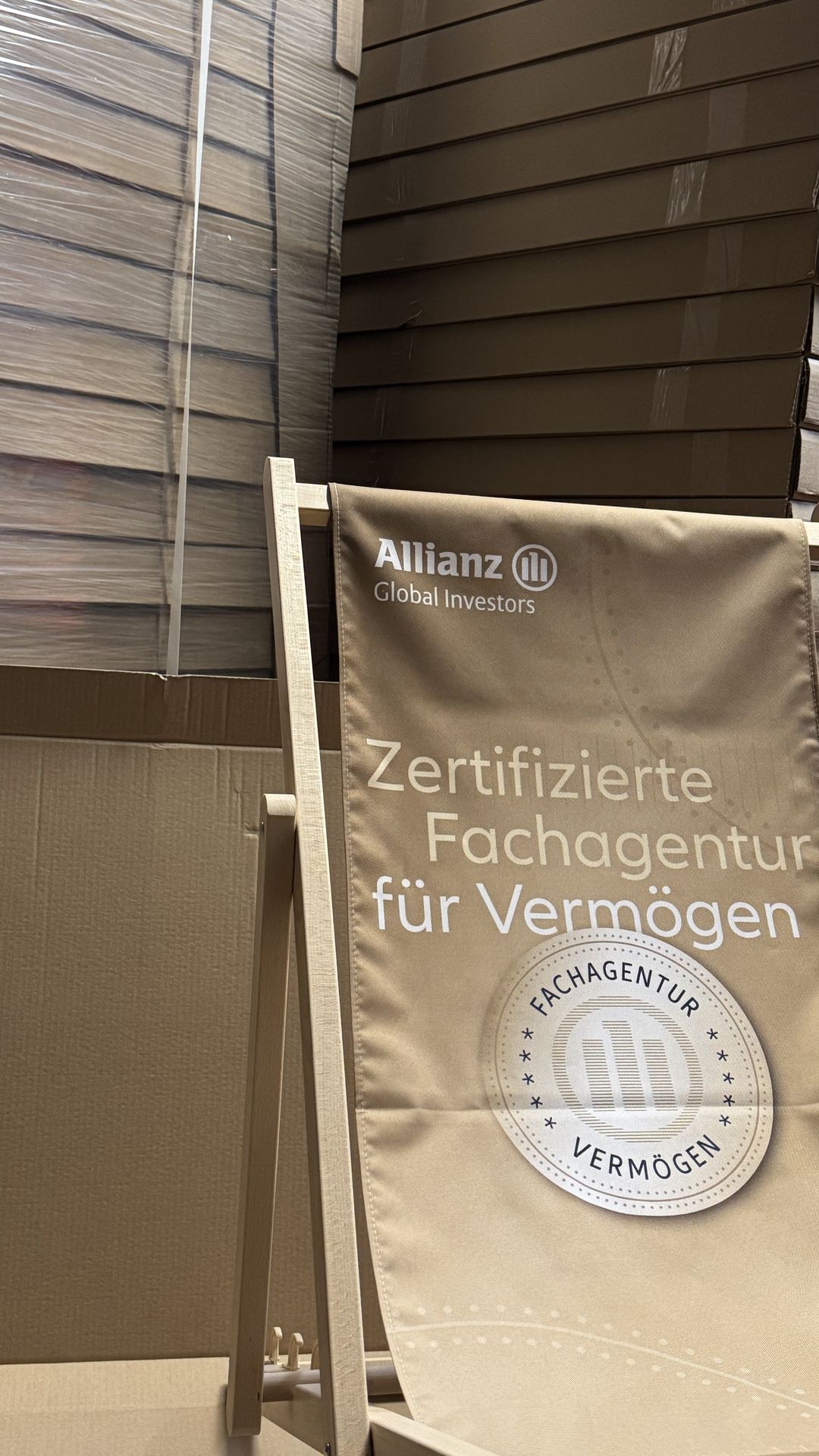 Liegestuhl von der Seite mit Druck